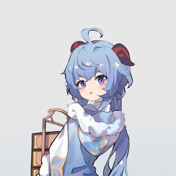 This is a pixiv picture whose title is 小只的甘雨~.