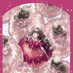 This is a pixiv picture whose title is rose garden.