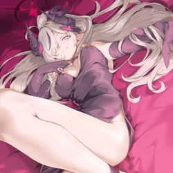 This is a pixiv picture whose title is 羽沼マコト(ドレス).