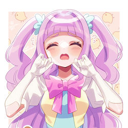 This is a pixiv picture whose title is 「エル赤ちゃんだからわからないよ〜」.