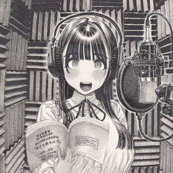 This is a pixiv picture whose title is ボイコミ乙葉ちゃん.