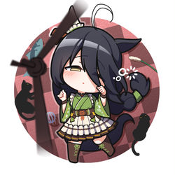 This is a pixiv picture whose title is 猫カフェ.