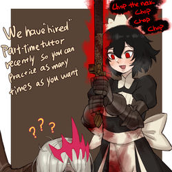 This is a pixiv picture whose title is Little executioner.