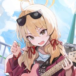 This is a pixiv picture whose title is 伊原木ヨシミ 🎸.