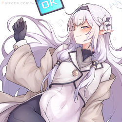 This is a pixiv picture whose title is Himari_OK.