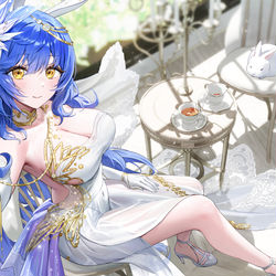 This is a pixiv picture whose title is TAR-21とティータイム.