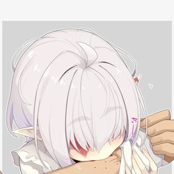 This is a pixiv picture whose title is 食事ちゅう.