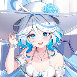 This is a pixiv picture whose title is フリーナ 🌊🌊🌊.