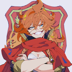 This is a pixiv picture whose title is 🔥.