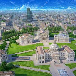 This is a pixiv picture whose title is Apple Federation capital city.