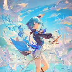 This is a pixiv picture whose title is 行秋.