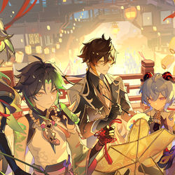 This is a pixiv picture whose title is 结彩绘鸢.
