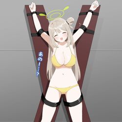This is a pixiv picture whose title is ノノミ拘束くすぐり.