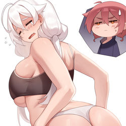 This is a pixiv picture whose title is Outfit swap.