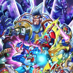 This is a pixiv picture whose title is ロックマンX3.