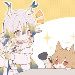 This is a pixiv picture whose title is hungry.