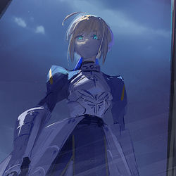 This is a pixiv picture whose title is Fate.