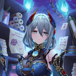 This is a pixiv picture whose title is 寒鴉.