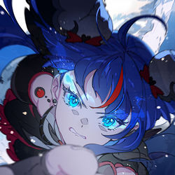 This is a pixiv picture whose title is 闇落ちスカイ.
