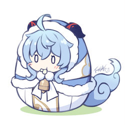 This is a pixiv picture whose title is 甘雨球 Ganyu-ball.