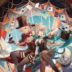 This is a pixiv picture whose title is リネリネ生誕祭2024.