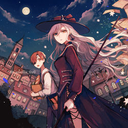 This is a pixiv picture whose title is 魔女の執行人.