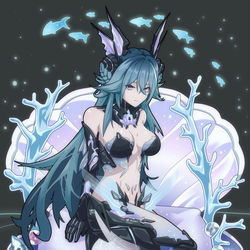 This is a pixiv picture whose title is 摸 鱼.