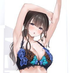 This is a pixiv picture whose title is ストレッチ.