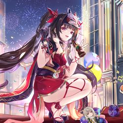 This is a pixiv picture whose title is 花火.