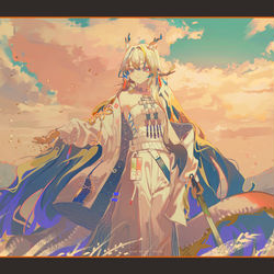 This is a pixiv picture whose title is 黍.