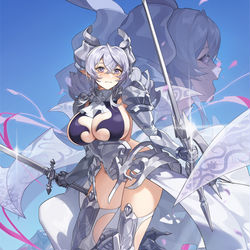 This is a pixiv picture whose title is 白银姬.