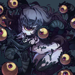 This is a pixiv picture whose title is モンスター娘.