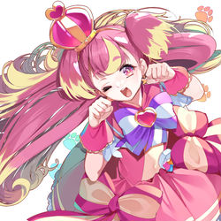 This is a pixiv picture whose title is キュアワンダフル.