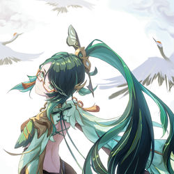 This is a pixiv picture whose title is Xianyun 闲云野鹤.