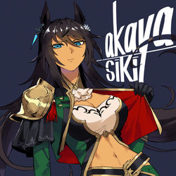 This is a pixiv picture whose title is シンボリクリスエス.