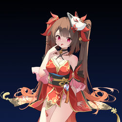 This is a pixiv picture whose title is 花火请你吃饺子.