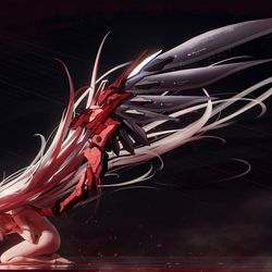 This is a pixiv picture whose title is 片翼.