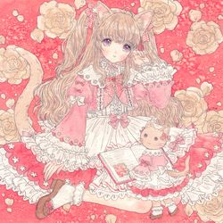 This is a pixiv picture whose title is FANCY PINK.