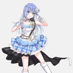 This is a pixiv picture whose title is ダブピ羽那.