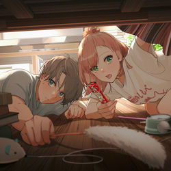 This is a pixiv picture whose title is どこ～？？.