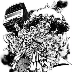 This is a pixiv picture whose title is 廃線「ぶらり廃駅下車の旅」.