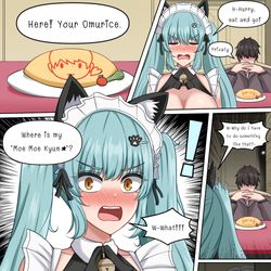 This is a pixiv picture whose title is Moe Moe Kyun⭐️.