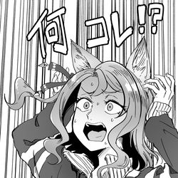 This is a pixiv picture whose title is 猫耳ハプニングが起きてる!!!.