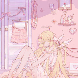 This is a pixiv picture whose title is 𝒄𝒉𝒐𝒃𝒊𝒕𝒔 🩰 ♡.