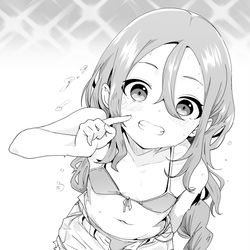 This is a pixiv picture whose title is 水遊び.