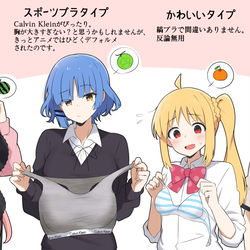 This is a pixiv picture whose title is 結束バンド下着タイプ.