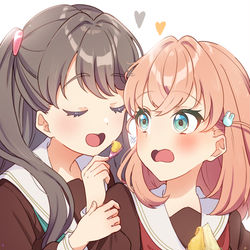 This is a pixiv picture whose title is かほめぐ♡じぇら～と.