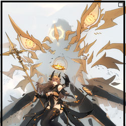 This is a pixiv picture whose title is Golden angle Prussi.