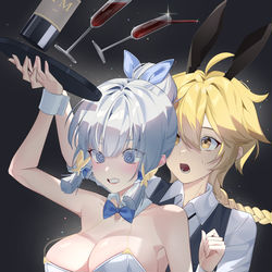This is a pixiv picture whose title is Bunny.