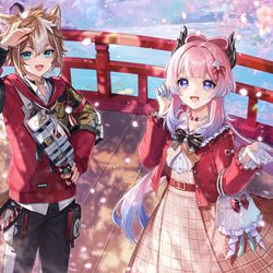 This is a pixiv picture whose title is 絶好のスシロー日和ですね🌸.